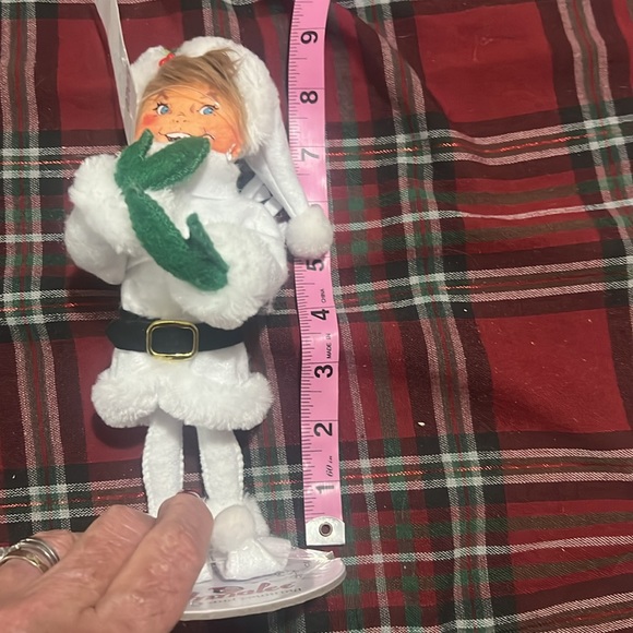 NWT ANNALEE DOLL 9" VERY MERRY WHITE ELF 510420 - Picture 6 of 7